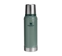 Stanley 1913 Classic Legendary Thermal Flask 0.94L - Keeps Hot Or Cold for 24 Hours - BPA-Free Insulated Bottle - Stainless Steel Coffee Flask - Leakproof - Dishwasher Safe - Hammertone Green
