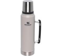 Stanley 1913 Classic Legendary Thermal Flask 1L - Keeps Hot Or Cold for 24 Hours - BPA-Free Insulated Bottle - Stainless Steel Coffee Flask - Leakproof - Dishwasher Safe - Ash