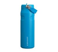 Stanley IceFlow Flip Straw 2.0 Water Bottle 24 OZ | Built-In Straw with Larger Opening | Lightweight & Leak-Resistant | Insulated Stainless Steel | BPA-Free | Azure