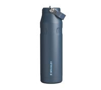 Stanley 1913 Flip Straw Sports Water Bottle 1.06L - Navy | Cold For 15 Hours - Iced For 4 Days - Leak Resistant - Fits Cup Holder