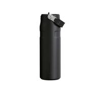 Stanley IceFlow Flip Straw 2.0 Sports Water Bottle With Straw 0.7L - 10 Hours Cold - 2 Days Iced - Stainless Steel - BPA Free - Leak Resistant - Fits in Cup Holder - Dishwasher Safe - Black