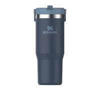 Stanley 1913 Flip Straw Tumbler 1.0 Water Bottle with Straw 0.89L - Keeps Cold for 12+ Hours - Easy to Carry - Dishwasher Safe - Stainless Steel Thermal Flask - BPA-Free Travel Mug - Navy