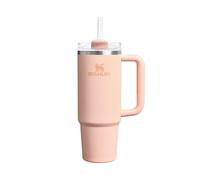 STANLEY 1913 Quencher H2.0 Flowstate Tumbler 0.89L - Cold for 9 Hours - Iced for 40 Hours - Metal Water Bottle with Straw, Handle and Lid - Dishwasher Safe - Travel Mug for Cold Drinks - Orange Cream
