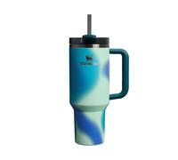 STANLEY 1913 Quencher H2.0 FlowState Tumbler 1.2L - Coastal Teal Motion | Cold For 11 Hours - Iced For 48 Hours - Stainless Steel Tumbler With Straw, Handle And Lid - Dishwasher Safe Travel Mug