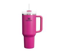 STANLEY 1913 Quencher H2.0 Flowstate Tumbler 1.2L - Cold for 11 Hours - Iced for 48 Hours - Metal Water Bottle with Straw, Handle and Lid - Dishwasher Safe - Travel Mug for Cold Drinks - Fuchsia