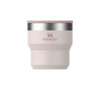STANLEY 1913 Stay-Hot Stacking Cup 0.29L - Travel Mug Keeps Drinks Cold for 2.5 Hours - Stainless Steel Thermal Cup - Stacks Infinitely - Double Wall Vacuum Insulation - Dishwasher Safe - Rose Quartz