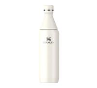 Stanley Womens Cream All Day Slim Stainless-steel Bottle 600ml