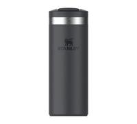 STANLEY 1913 Transit Flip Top Mug 0.35L - Keeps 4 Hours Hot - 6 Hours Cold - Dishwasher Safe - Leakproof - Car Cup Holder Compatible - Insulated Coffee Cup - Black 2.0