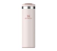 STANLEY 1913 Transit Flip Top Mug 0.47L - Rose Quartz | Keeps 5 Hours Hot - 8 Hours Cold - Leakproof - Dishwasher Safe - Car Cup Holder Compatible