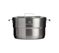 Stanley 1913 Wildfare Core Full Serve Cookset 3.78L - 20 Piece Camp Cook Set - Dishwasher Safe - BPA Free - Stainless Steel - Camping Cookware - Packable - Shale/Charcoal