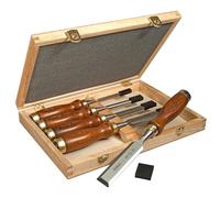 Stanley 2-16-217 "Bailey" Chisel-Set, Silver/Brown, Set of 5 Piece