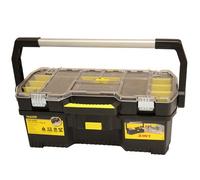 Stanley 24" Inch Robust Toolbox With Tote Tray Tool Fixings Organiser Sta197514