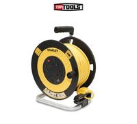 Stanley® Electrical SXECGL2OHXE Open Drum Cable Reel 240V 13A 4-Socket + 2 Usb 50M