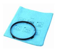 Stanley 25-1201 Blue Cloth Reusable Filter with Clamp Ring for 1-5 Gallon Wet/Dry Vacuums, Compatible with SL18910P-3, SL18130P, SL18133, SL18129