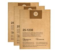 Stanley 25-1230 4-5 Gallon Disposable Filter Bag for Wet/Dry Vacuums, 3-Pack