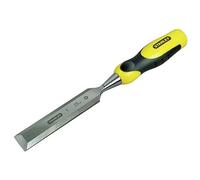 STANLEY 25mm Dynagrip Chisel with Bevel Edge and Strike Cap, 0-16-880