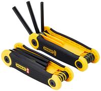 Stanley 17 Piece Folding Hexagon Allen Key Set Metric and Imperial