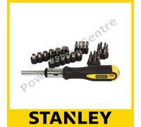 Stanley 29 Piece Ratchet Socket Screwdriver Set STA054925 0-54-925