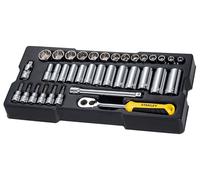 STANLEY 3/8in Drive Metric Socket Module 36 Piece Deep & Standard STA174174