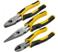 STANLEY 3 PCE CONTROL GRIP PLIER SET 0-75-094