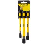 STANLEY 3 Piece Cold Chisel Set from Long Life Hardened Chrome-Vanadium Steel, 4-18-0298