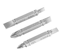 Stanley 3 Piece Double Ended Pozi and Slotted Screwdriver Bit Set