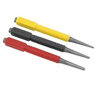 STANLEY 0 58 930 3PCE DYNAGRIP NAIL PUNCH SET 0.8MM 1.6MM 2.4MM