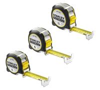 Stanley 3 Piece FatMax XTREME Tape Measure Metric Kit