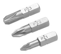 Stanley 3 Piece Pozi Screwdriver Bit Set