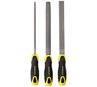 Stanley 0-22-477 Rasp Set 3 Piece Round , 1/2 Round, Flat 200mm (8in)