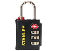Stanley 30 mm TravelMax Combination Padlock - Black