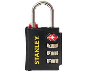 Stanley 30 mm TravelMax Combination Padlock - Black