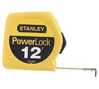 Stanley 33-218 3-Meter x 1/2-Inch Heavy Duty Powerlock Tape Rule with Metal Case