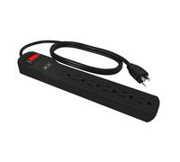 Stanley 33220 SurgeMax 1080 6-Outlet Power Strip, 3-Foot Cord, Black