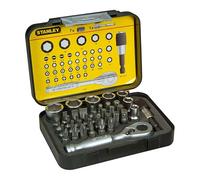 Stanley® 1-13-906 1/4In Drive Ratchet Bit & Socket Set 39 Piece