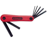 Stanley 469262 Folding Hex Key Set - Metric (7 Pieces)