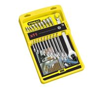 STANLEY 4-94-647 Cr-V Combination Spanners Set - 11 pcs (7 - 17 mm)