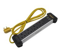 Stanley 4-Gang + 2 USB Powerboard with Cable Management