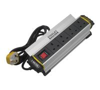 Stanley 4-Gang IP20 Powerboard with Clamp