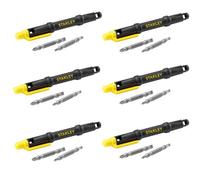 Stanley 4 In 1 Pocket Pen Style Precision Screwdriver Sta66344M 66-344 Pz Ph X6