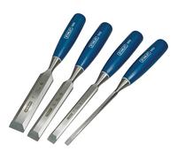 Stanley 4 Piece 5002 Bevel Edge Wood Chisel Set