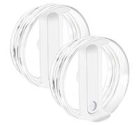 Stanley 40 OZ Tumbler Lid Replacement - 2 Pack Spill Proof Covers, White