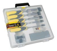 Stanley 5 Piece Dynagrip Chisel Set and Sharpening Kit