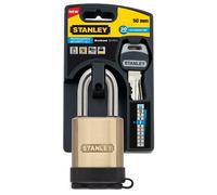Stanley 50 mm 2 Keys Solid Brass Padlock