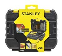 STANLEY 50-Pieces Drilling And Driving Accessory Bit Set, Black/Yellow - STA88546-XJ