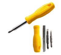 STANLEY 6-IN-1 QUICK CHANGE INTERCHANGEABLE SCREWDRIVER SETS - COMBINATION MULTI BIT SCREWDRIVER WITH PHILLIPS, SLOTTED BITS AND NUT DRIVER