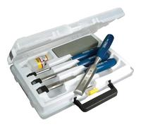 Stanley 0-16-130 Chisel Set 5002 4 Piece With Oilstone