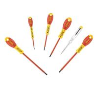 Stanley 065441 FatMax Screwdriver Set Insulated Phillips and Parallell (6 Pieces)
