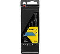 Stanley 6 Piece HSS-R Metal Drill Bit Set