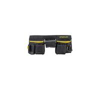 STANLEY 600 Denier Tool Belt Pouch with Multi-Pockets Storage Organiser, Tape Pocket, Hammer Loop, 1-96-178